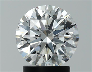 Picture of Natural Diamond 2.00 Carats, Round with Excellent Cut, E Color, VS1 Clarity and Certified by GIA