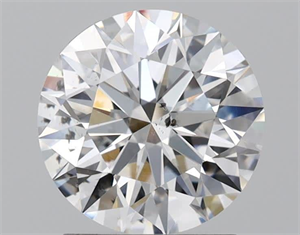 Foto Diamante Natural 1.73 quilates, Redondo , Color E, claridad SI2 y certificado GIA de