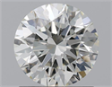 Natural Diamond 1.10 Carats, Round with Excellent Cut, K Color, VVS2 Clarity and Certified by GIA