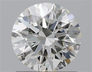 Picture of Natural Diamond 1.10 Carats, Round with Excellent Cut, K Color, VVS2 Clarity and Certified by GIA