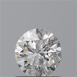 Picture of Natural Diamond 0.71 Carats, Round with Very Good Cut, H Color, I1 Clarity and Certified by GIA