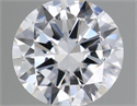 Diamante Natural 0.40 quilates, Redondo , Color D, claridad SI2 y certificado GIA