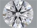 Natural Diamond 0.40 Carats, Round with Excellent Cut, D Color, SI2 Clarity and Certified by GIA