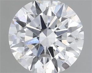 Foto Diamante Natural 0.47 quilates, Redondo , Color D, claridad SI2 y certificado GIA de