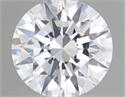 Natural Diamond 0.40 Carats, Round with Excellent Cut, D Color, VVS2 Clarity and Certified by GIA