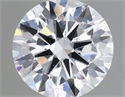 Diamante Natural 0.40 quilates, Redondo , Color D, claridad VS2 y certificado GIA