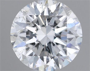 Picture of Natural Diamond 0.50 Carats, Round with Very Good Cut, D Color, SI2 Clarity and Certified by GIA