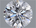 Diamante Natural 0.71 quilates, Redondo , Color D, claridad VS2 y certificado GIA