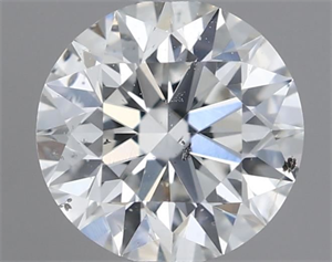 Foto Diamante Natural 0.58 quilates, Redondo , Color E, claridad SI2 y certificado GIA de