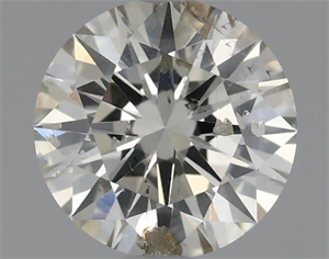 Foto Diamante Natural 0.71 quilates, Redondo , Color K, claridad SI2 y certificado IGI de