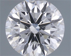 Foto Diamante Natural 0.53 quilates, Redondo , Color E, claridad SI2 y certificado GIA de