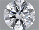 Natural Diamond 0.50 Carats, Round with Excellent Cut, F Color, SI2 Clarity and Certified by GIA