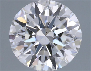 Picture of Natural Diamond 0.40 Carats, Round with Excellent Cut, E Color, SI1 Clarity and Certified by GIA