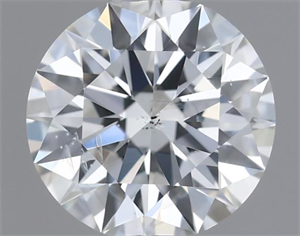 Picture of Natural Diamond 0.50 Carats, Round with Excellent Cut, F Color, SI2 Clarity and Certified by GIA