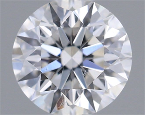 Foto Diamante Natural 0.41 quilates, Redondo , Color F, claridad SI1 y certificado GIA de