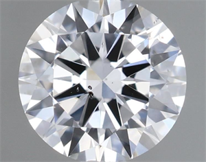 Foto Diamante Natural 0.51 quilates, Redondo , Color E, claridad SI1 y certificado GIA de