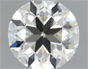 Natural Diamond 0.70 Carats, Round with Very Good Cut, K Color, VS1 Clarity and Certified by GIA