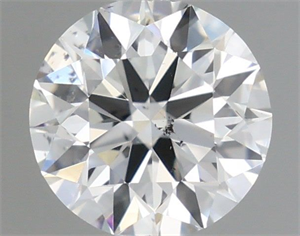 Foto Diamante Natural 0.56 quilates, Redondo , Color J, claridad SI1 y certificado GIA de