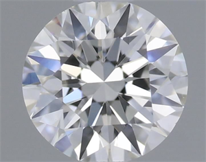 Foto Diamante Natural 0.40 quilates, Redondo , Color H, claridad VS1 y certificado GIA de