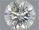 Natural Diamond 0.70 Carats, Round with Excellent Cut, L Color, SI1 Clarity and Certified by GIA