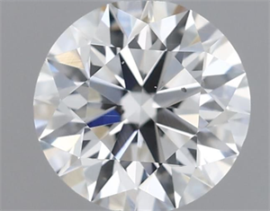 Picture of Natural Diamond 0.40 Carats, Round with Excellent Cut, G Color, VS2 Clarity and Certified by GIA