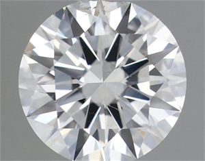 Picture of Natural Diamond 0.70 Carats, Round with Excellent Cut, H Color, SI1 Clarity and Certified by GIA