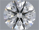 Diamante Natural 0.41 quilates, Redondo , Color H, claridad VVS2 y certificado GIA