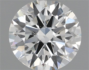 Picture of Natural Diamond 0.71 Carats, Round with Excellent Cut, H Color, SI1 Clarity and Certified by GIA