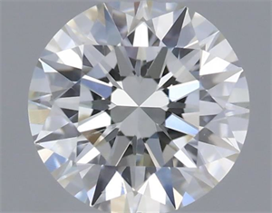 Picture of Natural Diamond 0.41 Carats, Round with Excellent Cut, I Color, SI2 Clarity and Certified by GIA