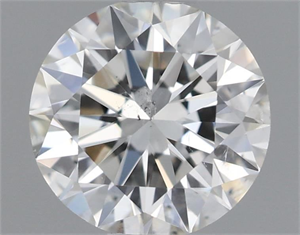 Picture of Natural Diamond 0.70 Carats, Round with Excellent Cut, I Color, SI2 Clarity and Certified by GIA