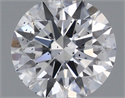 Natural Diamond 0.45 Carats, Round with Excellent Cut, D Color, SI2 Clarity and Certified by GIA