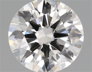 Picture of Natural Diamond 0.45 Carats, Round with Excellent Cut, H Color, VS2 Clarity and Certified by GIA
