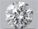 Natural Diamond 0.50 Carats, Round with Excellent Cut, I Color, VS1 Clarity and Certified by GIA