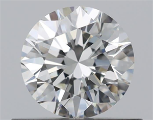 Picture of Natural Diamond 0.50 Carats, Round with Excellent Cut, I Color, VS1 Clarity and Certified by GIA