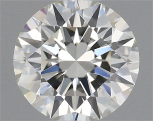 Picture of Natural Diamond 0.40 Carats, Round with Excellent Cut, K Color, VVS1 Clarity and Certified by GIA
