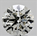 Natural Diamond 0.70 Carats, Round with Very Good Cut, M Color, VS2 Clarity and Certified by GIA