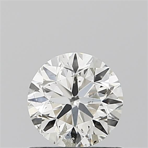Picture of Natural Diamond 0.70 Carats, Round with Very Good Cut, I Color, SI2 Clarity and Certified by IGI