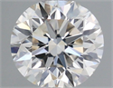 Natural Diamond 0.40 Carats, Round with Very Good Cut, J Color, VS2 Clarity and Certified by GIA