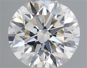 Picture of Natural Diamond 0.40 Carats, Round with Very Good Cut, J Color, VS2 Clarity and Certified by GIA