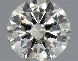 Picture of Natural Diamond 0.71 Carats, Round with Excellent Cut, K Color, SI2 Clarity and Certified by IGI