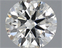 Natural Diamond 0.40 Carats, Round with Excellent Cut, J Color, SI1 Clarity and Certified by IGI