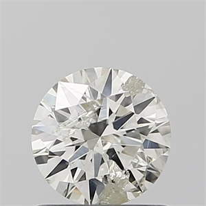Picture of Natural Diamond 0.70 Carats, Round with Excellent Cut, K Color, I1 Clarity and Certified by IGI