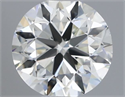 Natural Diamond 0.40 Carats, Round with Very Good Cut, J Color, VS1 Clarity and Certified by GIA