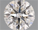 Diamante Natural 0.50 quilates, Redondo , Color I, claridad IF y certificado GIA