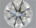 Natural Diamond 0.70 Carats, Round with Very Good Cut, L Color, VVS2 Clarity and Certified by IGI