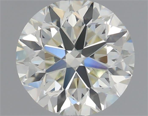 Picture of Natural Diamond 0.70 Carats, Round with Very Good Cut, L Color, VVS2 Clarity and Certified by IGI