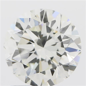 Picture of Natural Diamond 1.01 Carats, Round with Excellent Cut, H Color, VVS2 Clarity and Certified by IGI