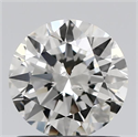 Natural Diamond 1.00 Carats, Round with Excellent Cut, J Color, I1 Clarity and Certified by GIA