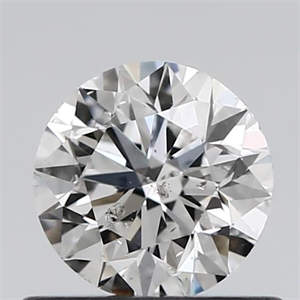 Picture of Natural Diamond 0.60 Carats, Round with Excellent Cut, F Color, SI2 Clarity and Certified by GIA