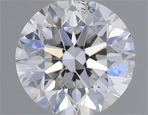 Foto Diamante Natural 0.40 quilates, Redondo , Color F, claridad I1 y certificado GIA de